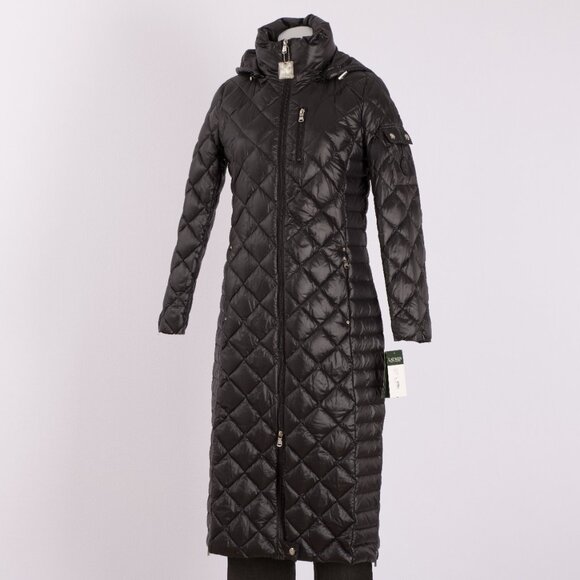 Lauren Ralph Lauren Black Quilted Down Puffer Coat Size US XS - Picture 4 of 15